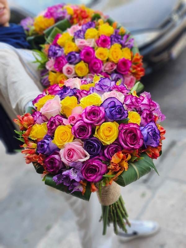 دسته گل رز هلندی کد 720 – گل فروشی آنلاین رزگاردن