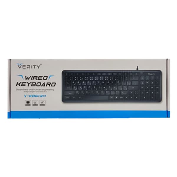 کیبورد سیم دار VERITY مدل 6130 — تصویر ۵