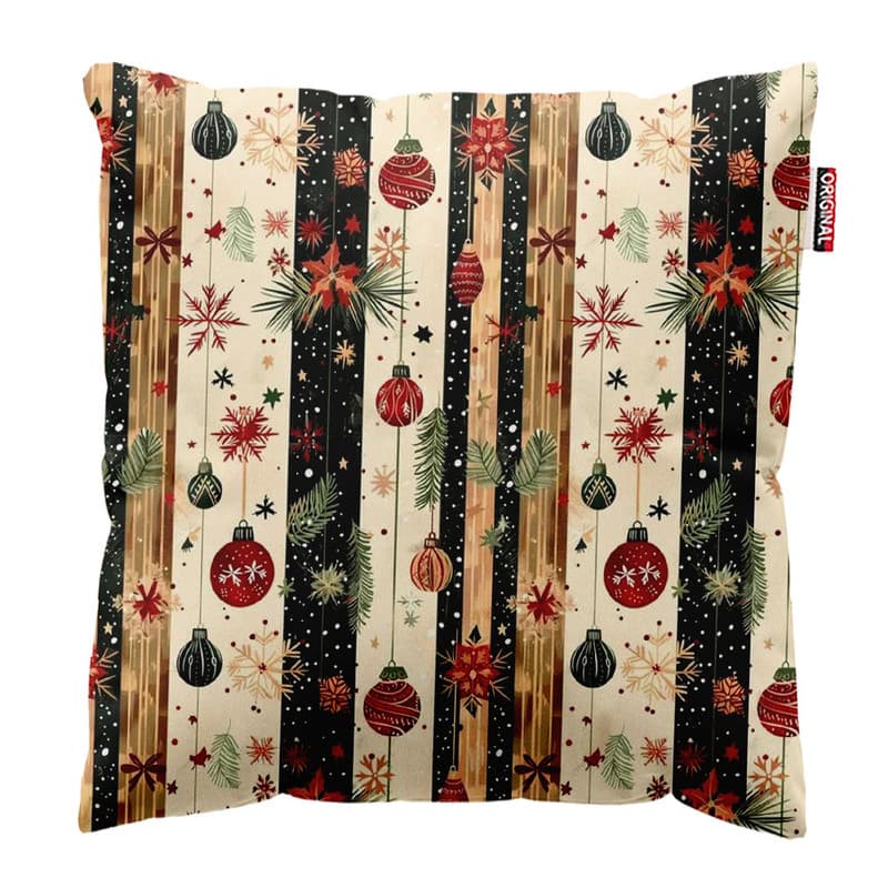 کوسن پاد آفرین طرح زمستان کد 1256 سایز 30*30 سانتی متر