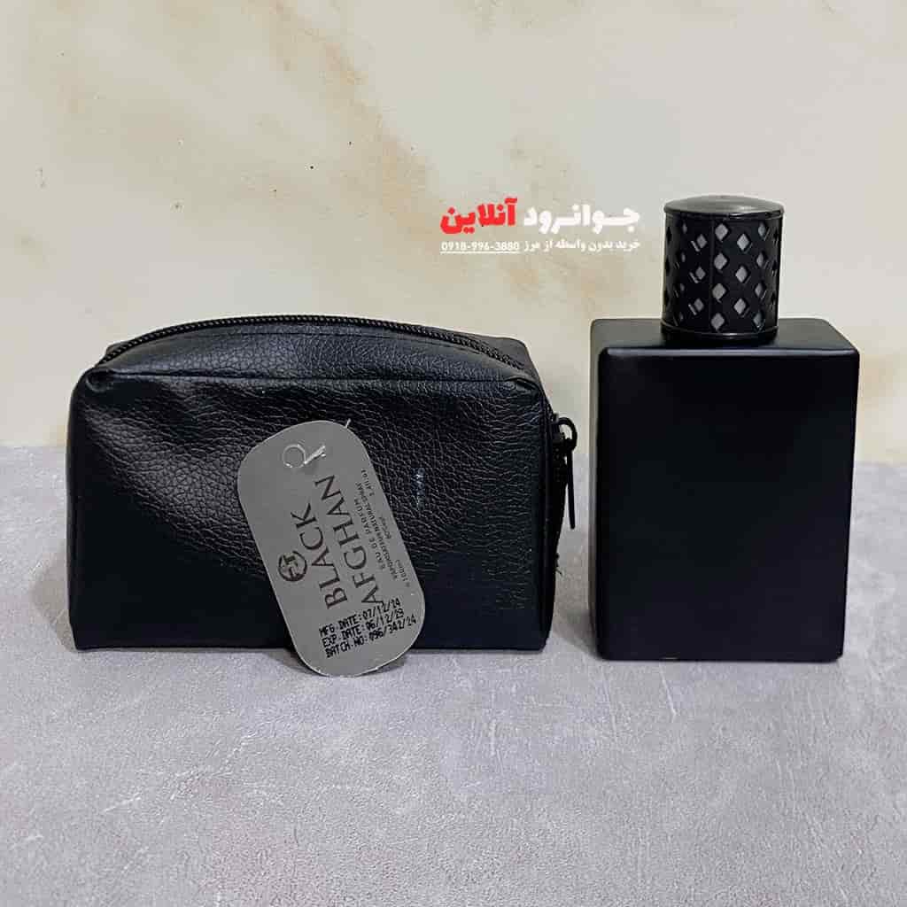 ادکلن بلک افغان black afghan کیف چرمی حجم 100 میل — تصویر ۷
