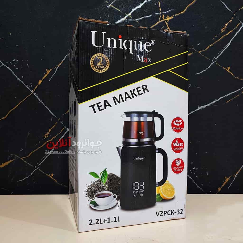 چای ساز لمسی یونیک مکس V2PCK-32 Unique Max — تصویر ۱۱