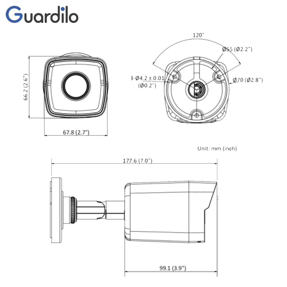 دوربین مداربسته هایک ویژن DS-2CD1043G2-LIU — تصویر ۳