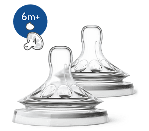سر شیشه نچرال فیلیپس اونت +۶ ماه جریان غلیظ philips avent