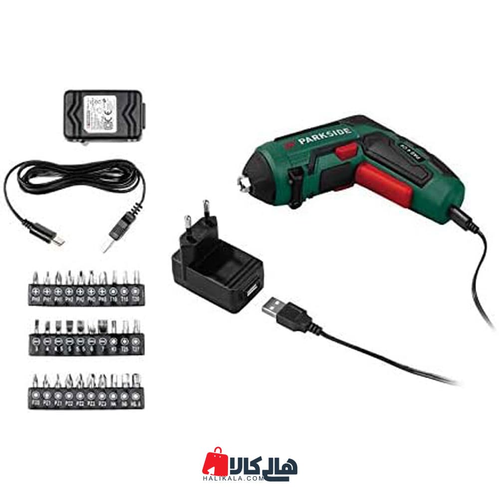 پیچ گوشتی شارژی پارکساید مدل PAS 4 C4 — تصویر ۸