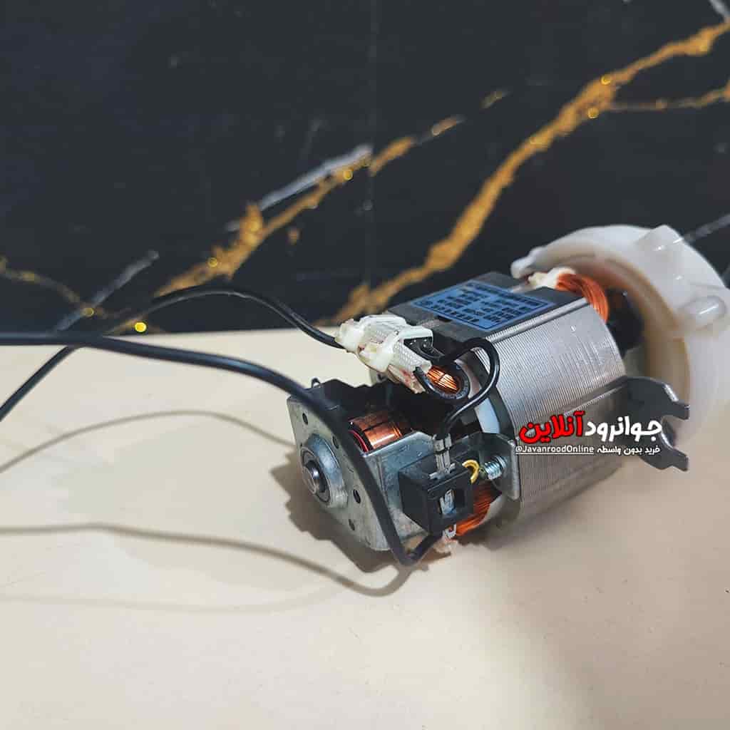 موتور اصلی خردکن 3 لیتر و 4 لیتر سیم پیچ مس آلومینیوم گیربکس دار مدل LDS543008 — تصویر ۸