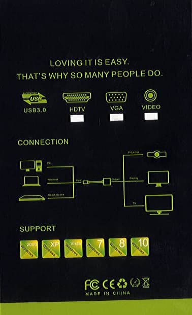 تبدیل USB3.0 به HDMI برند Pnet — تصویر ۳
