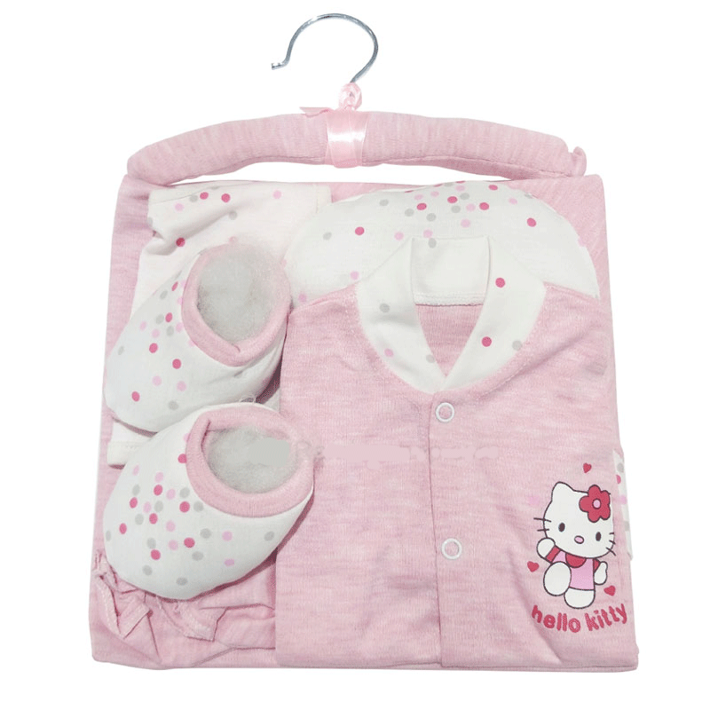 ست لباس بیمارستانی نوزادی 7 تکه طرح کیتی صورتی مادرکر Mothercare — تصویر ۳