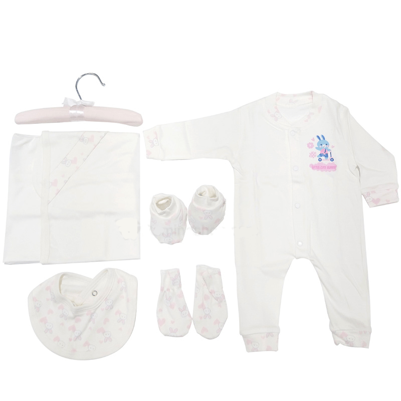 ست لباس بیمارستانی نوزادی 7 تکه طرح خرگوش آبی مادرکر Mothercare