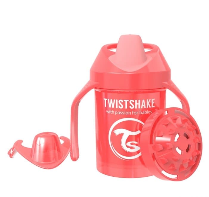 لیوان آبمیوه خوری 230 میل قرمز صدفی تویست شیک Twistshake — تصویر ۵