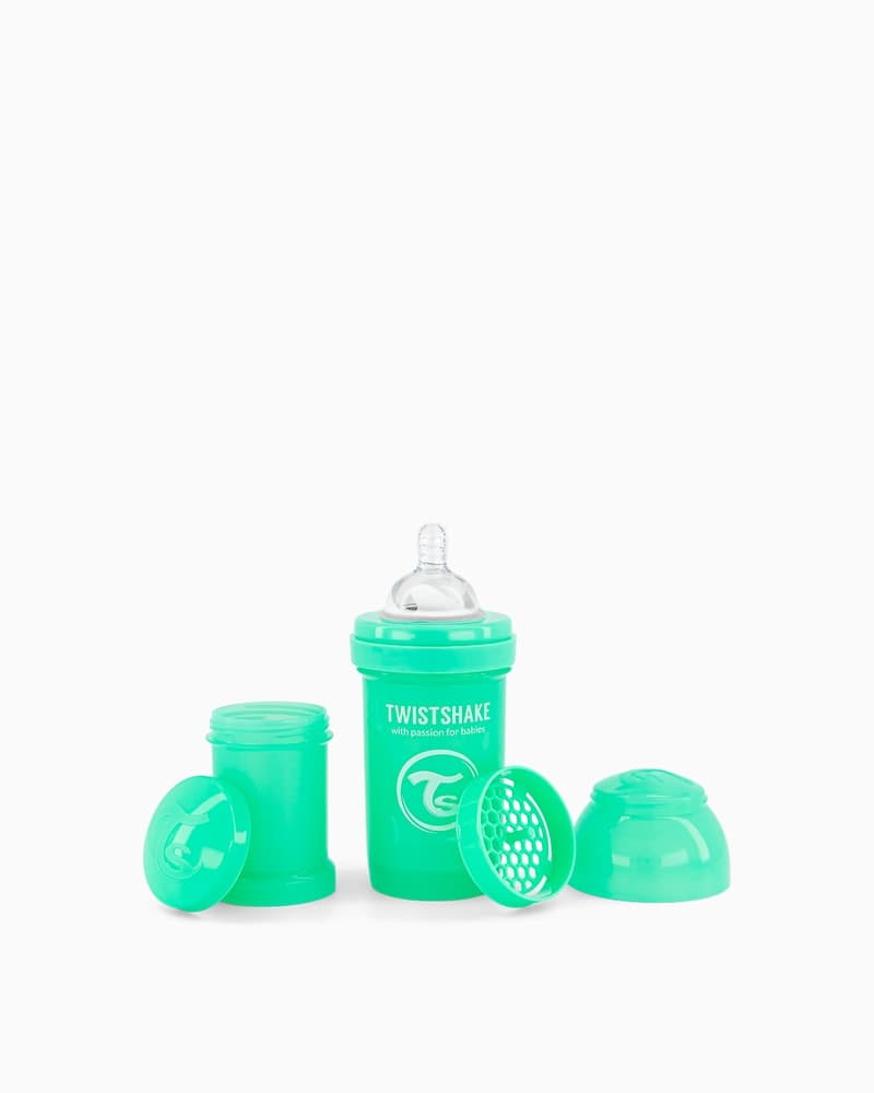 شیشه شیر 180 میل پاستل سبز تویست شیک Twistshake — تصویر ۶