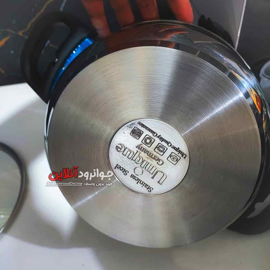 زودپز روگازی 7+5 لیتر یونیک Unique DSTN57 — تصویر ۵