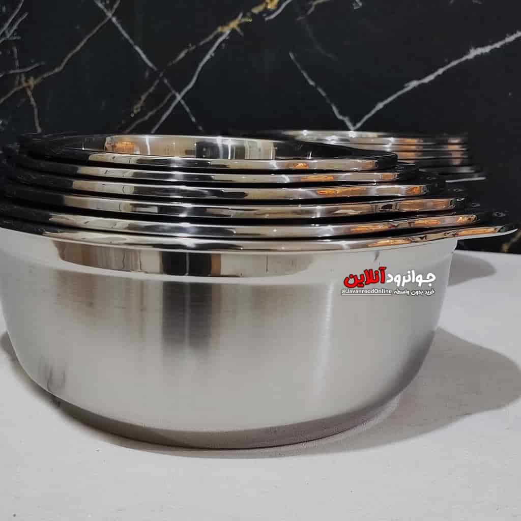 آبکش لگن یونیک دسته دار 6 عددی طرح ستاره اصلی Unique-6 — تصویر ۸