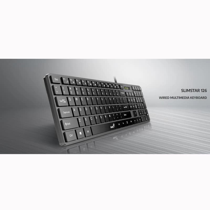 کیبورد باسیم جنیوس مدل Genius SlimStar 126 — تصویر ۷
