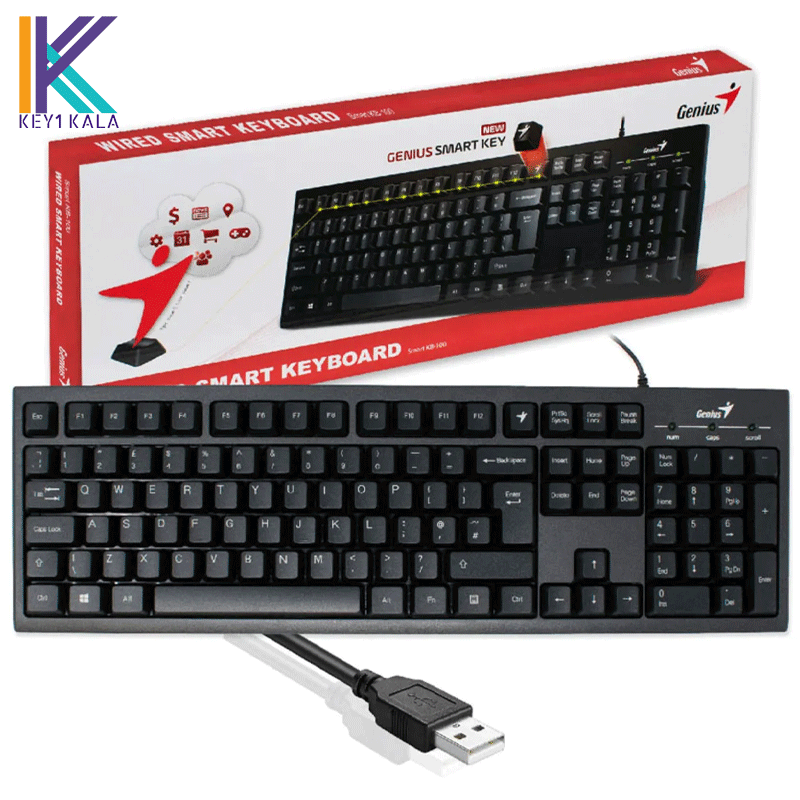 کیبورد باسیم جنیوس مدل Genius Smart KB-100 — تصویر ۱۱