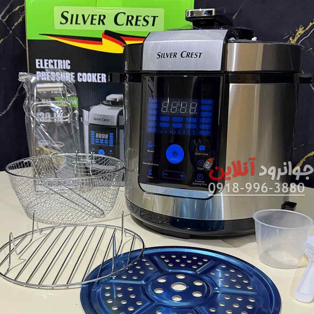 زودپز برقی سیلور کرست لمسی 30 کاره 6 لیتر SV-1692 Silver crest — تصویر ۲