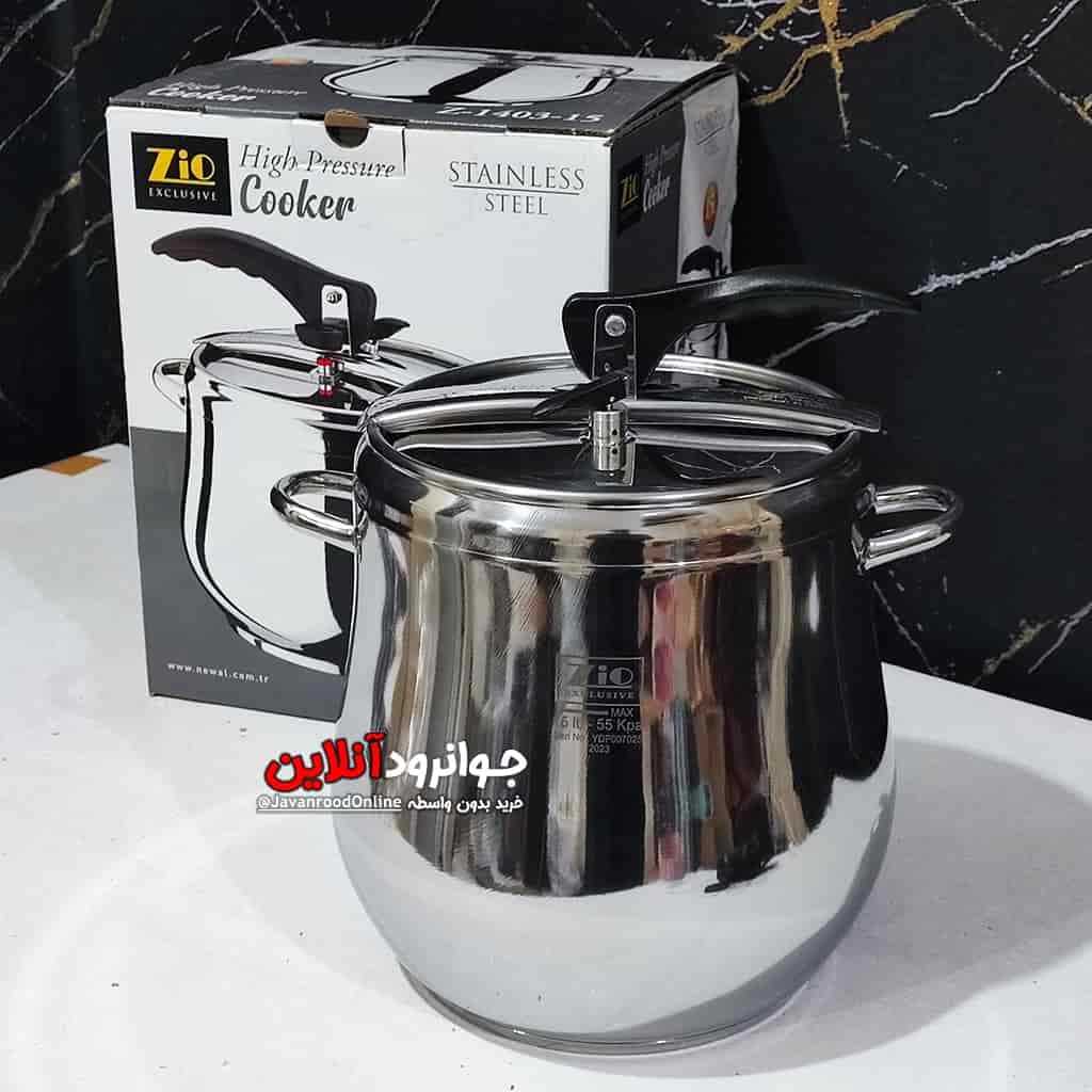 زودپز روگازی 15 لیتر زیو ZIO Z-1403-15 — تصویر ۲