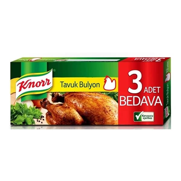 قرص عصاره مرغ 12 عددی کنور knorr