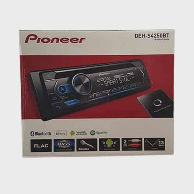 ضبط و پخش کننده پایونیر مدل DEH-S4250BT بلوتوث دارجدید — تصویر ۳