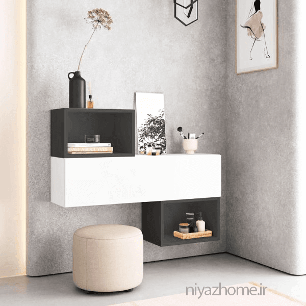 کتابخانه و میز آرایش مدل آنا — تصویر ۹