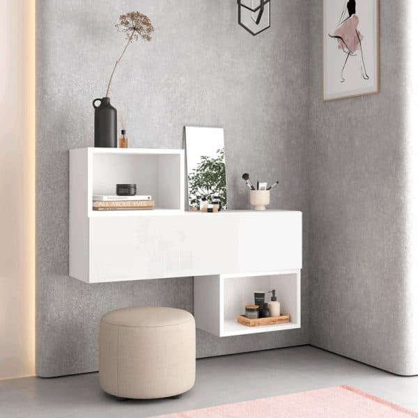 کتابخانه و میز آرایش مدل آنا