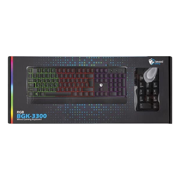 کیبورد باسیم بیاند مدل Beyond BGK-3300 RGB — تصویر ۹
