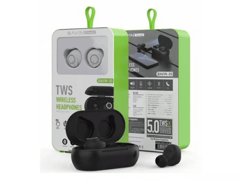 هندزفری بلوتوث باوین Bavin 05 TWS bluetooth headset — تصویر ۶