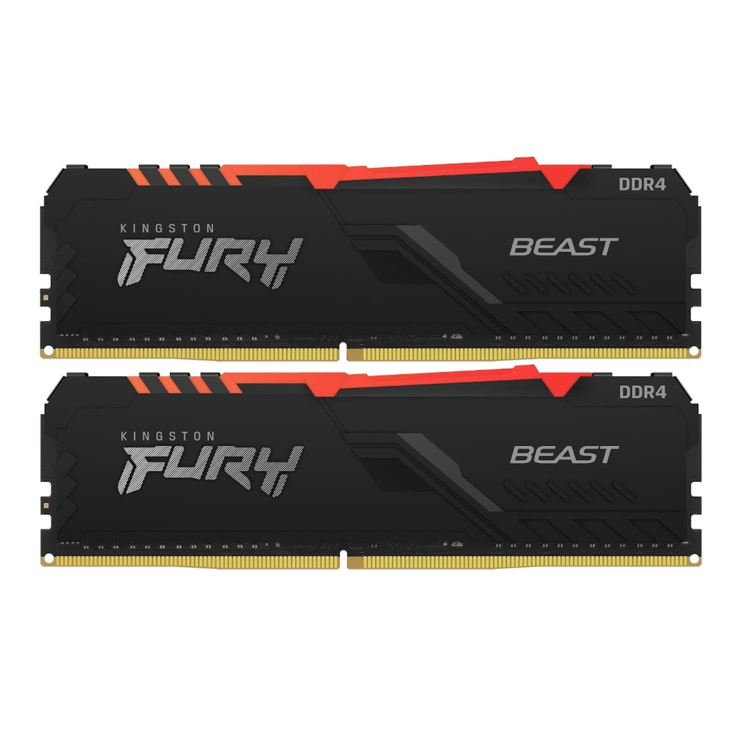 رم کینگستون KingSton FURY Beast RGB 64GB Dual DDR4 3200MHz CL16 Single Channel (اصلی) — تصویر ۵