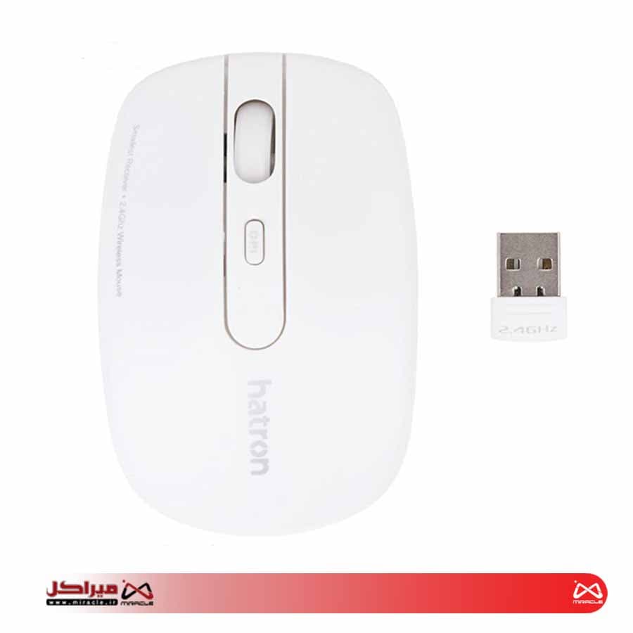 ماوس هترون مدل HMW112SL مشکی — تصویر ۶