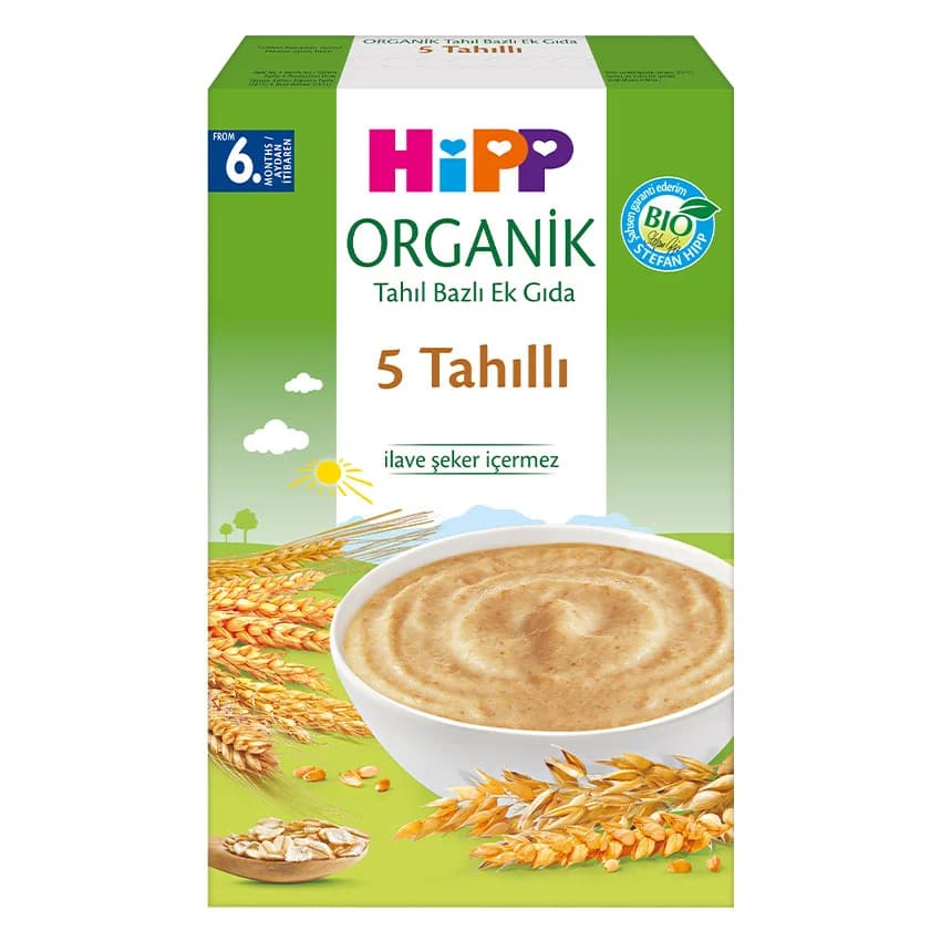 سرلاک ارگانیک 5 غله هیپ بدون شیر