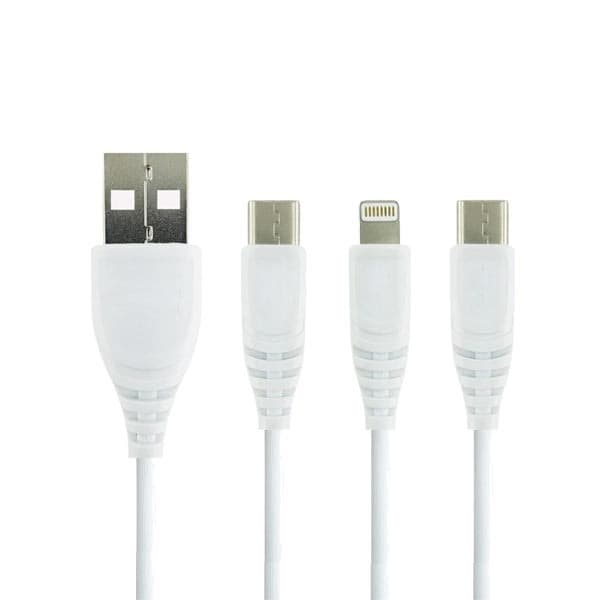 کابل شارژ سه کاره Lenyes LC952 3 in 1 Quick Charging Cable — تصویر ۳