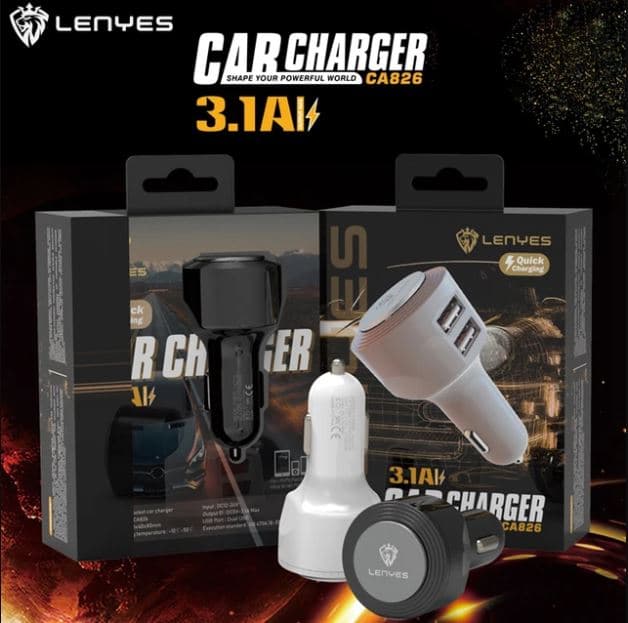 شارژر فندکی Lenyes CA826 — تصویر ۳