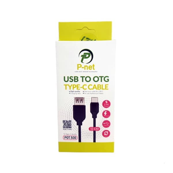 کابل otg تایپ سی مدل P-NET OTG POT.500 Type-c — تصویر ۴