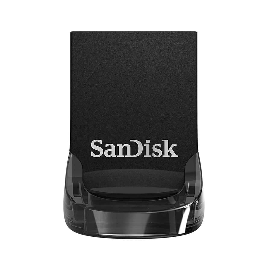 فلش مموری سن دیسک Ultra Fit ظرفیت 128 گیگابایت، سرعت خواندن تا 130 مگابایت بر ثانیه، رابط USB 3.1 با پشتیبانی USB 2.0 و 3.0