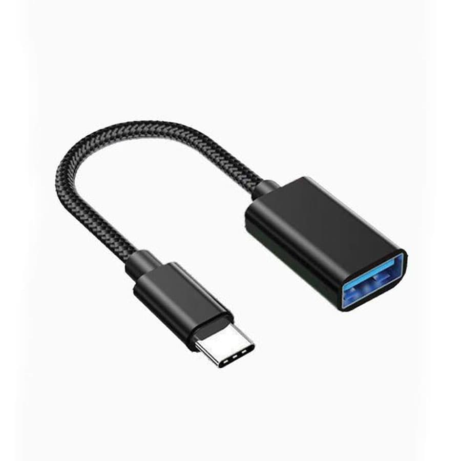 مبدل 15سانتی Type C به USB OTG کی نت مدل Knet K-COTG30BCM