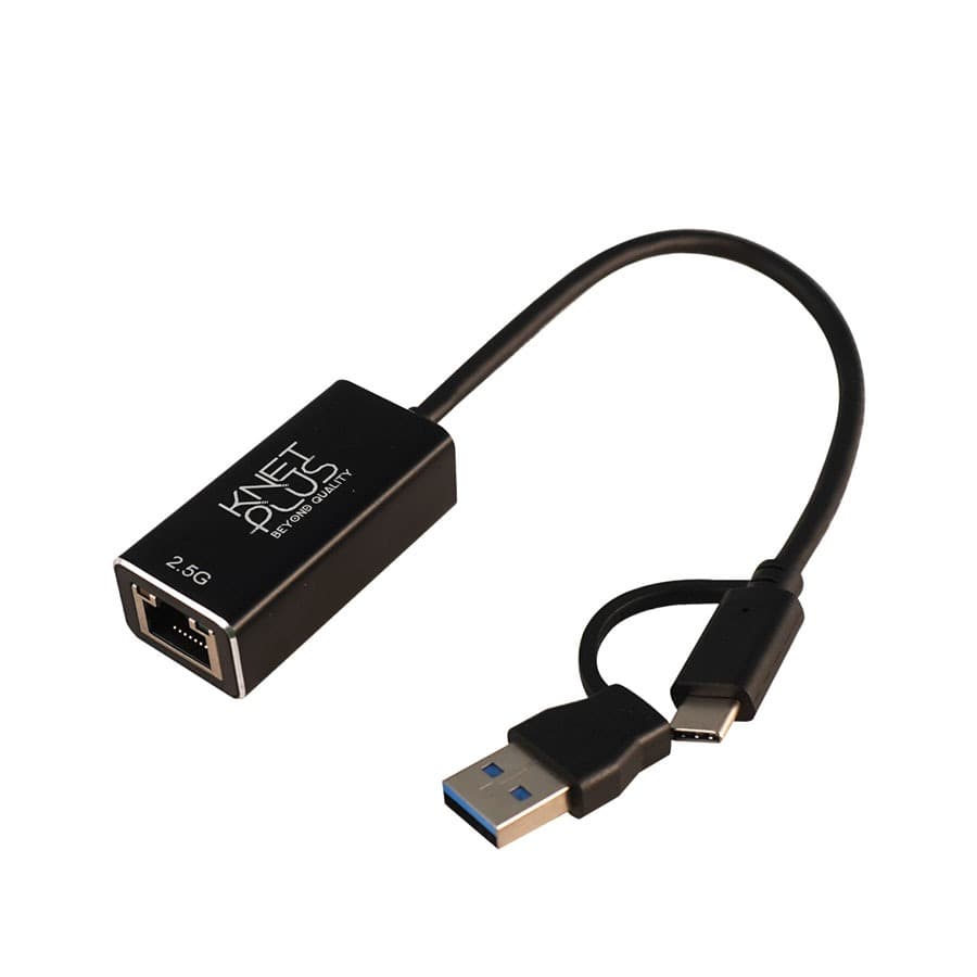 مبدل USB Type-C به LAN کی‌نت مدل KP-LA25