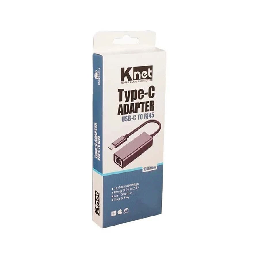 مبدل USB-C به LAN کینت مدل K-COCM30LAN — تصویر ۳