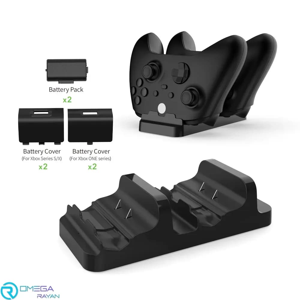 پایه شارژ دسته ایکس باکس Dobe TYX-532X مشکی — تصویر ۶