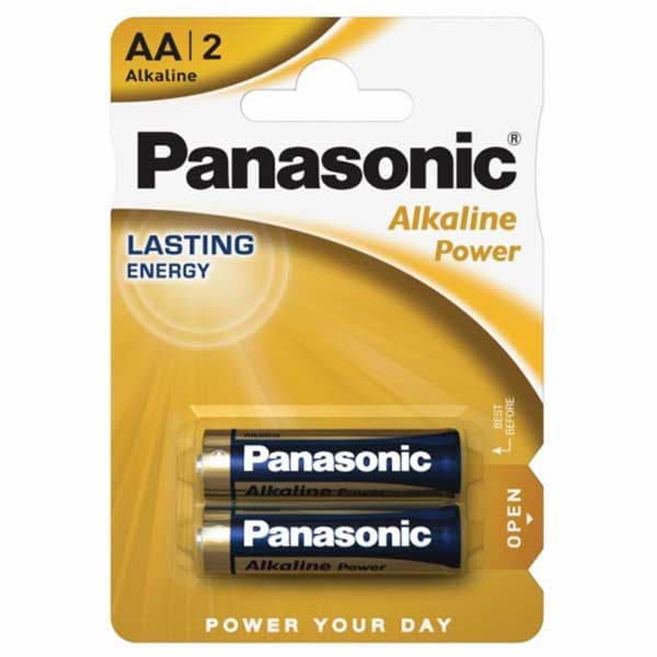 باتری قلمی پاناسونیک آلکالاین اصلی پک 2 عددی Panasonic LR6-2BL