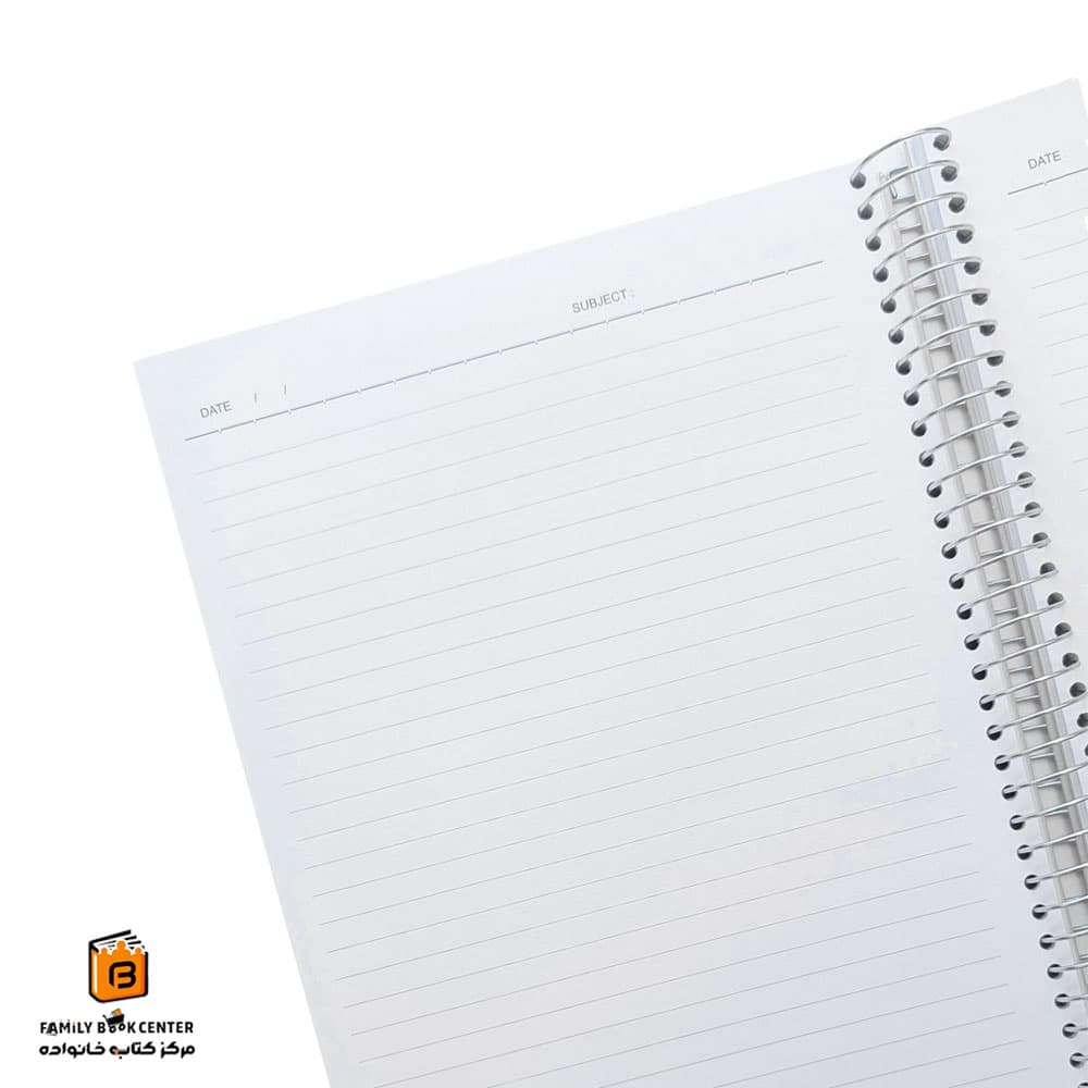 دفتر خط دار 200 برگ رحلی طرح برگ ایمان (iman) — تصویر ۳