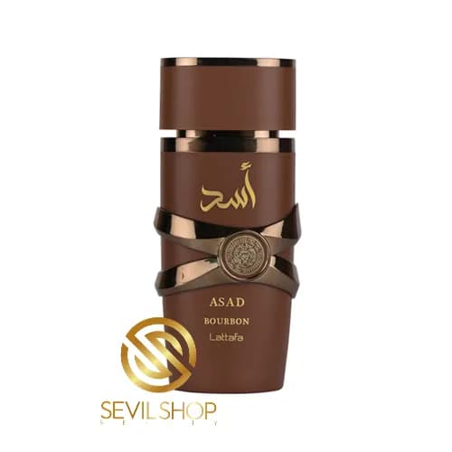 ادکلن لطافه اسد بوربن (قهوه ای) Lattafa Perfumes Asad Bourbon