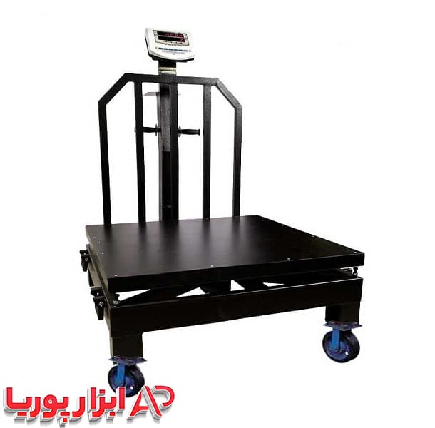 باسکول محک 1000 کیلویی مدل MDS13000 سینی 120×120 چرخدار