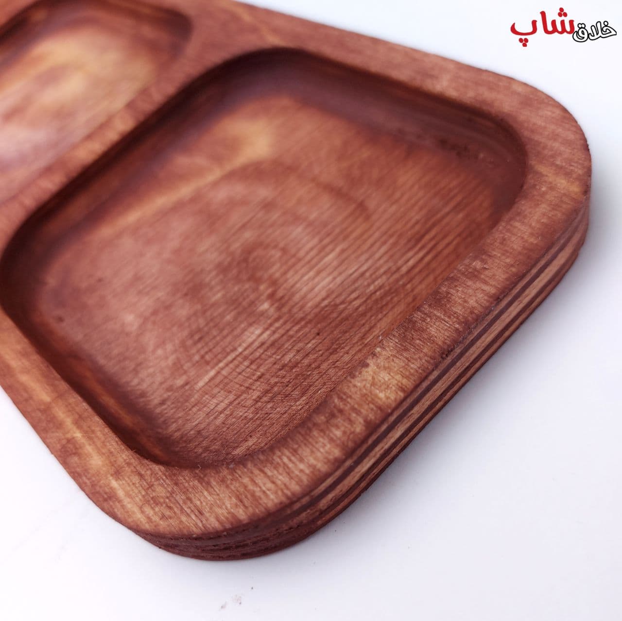 اردوخوری چوبی 3 خانه کوچک کد 23 — تصویر ۵
