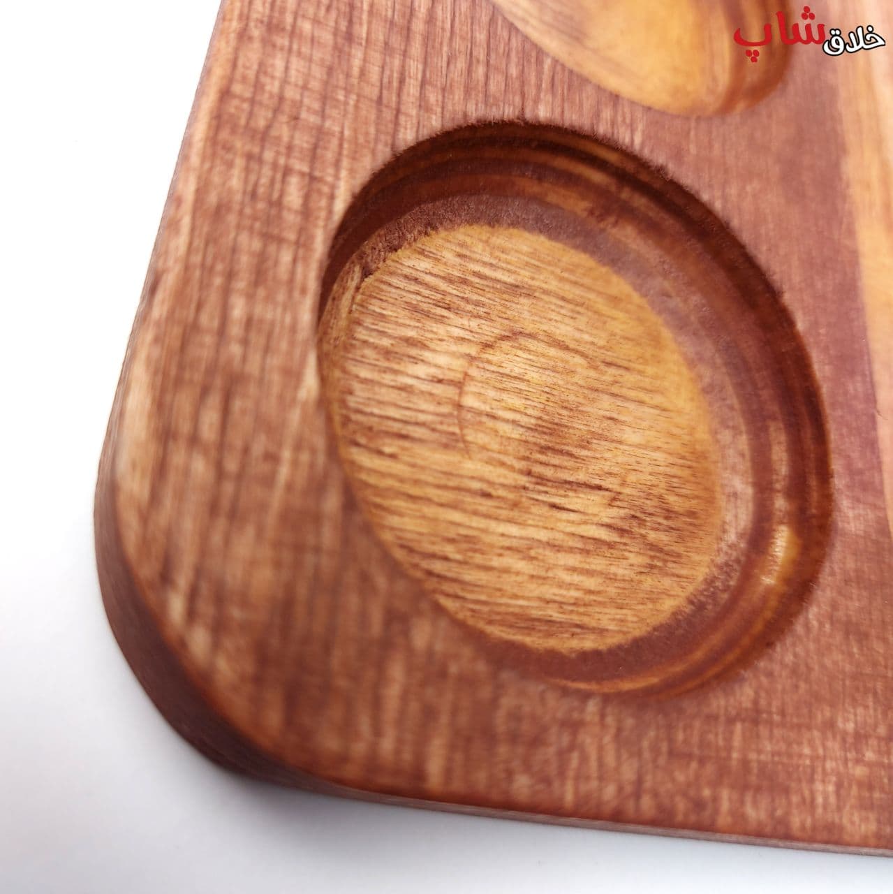 ظرف مزه خوری چوبی مدل مستطیل 9 خانه کد 16 — تصویر ۹