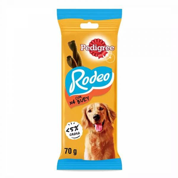 تشویقی سگ پدیگری مدل Rodeo با طعم گوشت وزن 70 گرم
