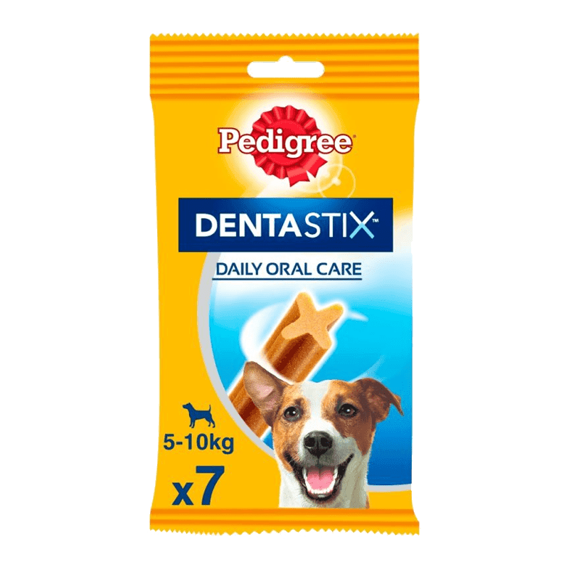 تشویقی دنتال سگ نژاد کوچک پدیگری مدل Dentastix وزن 110گرم
