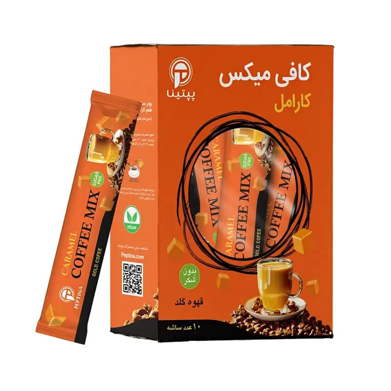 کافی میکس کارامل پپتینا ساشه 1 عددی — تصویر ۲