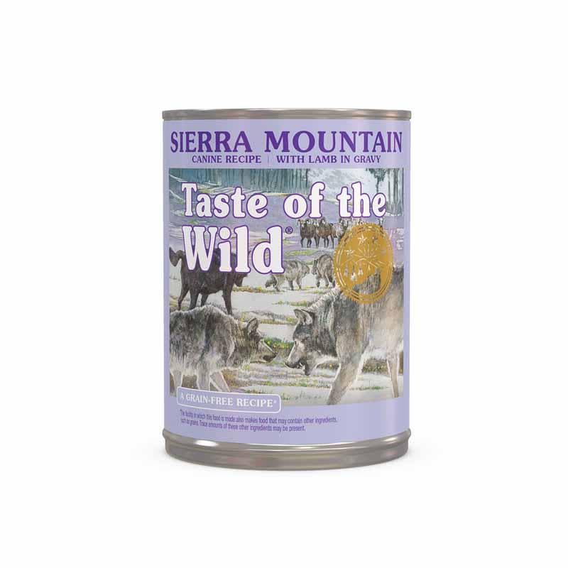 کنسرو سگ تیست آف د وایلد مدل Sierra Mountain وزن 390 گرم — تصویر ۲