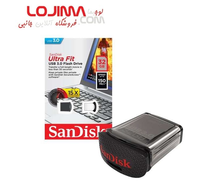 فلش مموری San Disk Ultra Fit USB 3.0 32GB