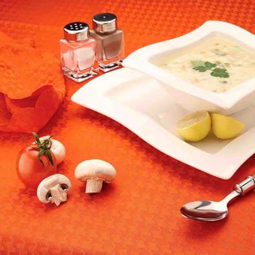 رومیزی ژاگارد مربع 70*70 کنزو نارنجی