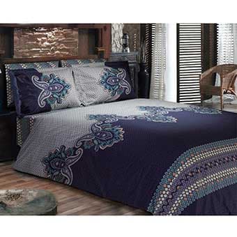 ست لحاف و روتختی دونفره چهارتکه طرح والس 180*200